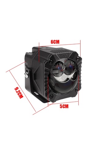 50 W Uzun Kısa Flap Fonksiyonlu Csp Osram Motosiklet Led Sis Farı