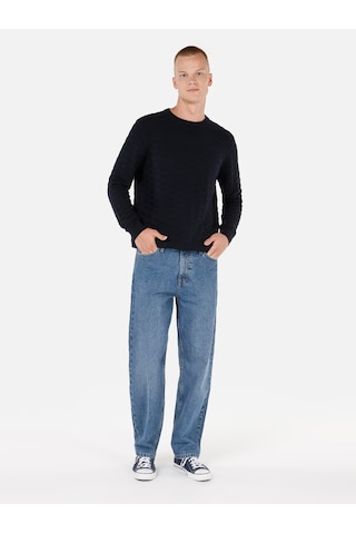 Colin's Colins Lacivert Erkek Kazak Cl1070086 Q1.v2 Nav Lacivert