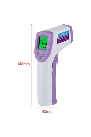 Leezsing Kişisel Vücut Sıcaklığı Ölçer, Dokunmadan Alınır, Lcd Ekran Ve Güneş Işığı Özelliği İle Erkek, Kadın Ve Çocuklar İçin Uygun