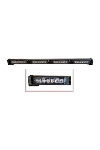 Demmon 10v-30v Led Bar Off-road Sarı Çakarlı 17 Fonksiyonlu Çakar Tepe Lamba 60 Cm