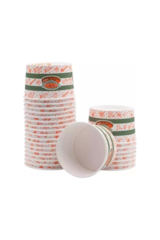 Karton Çorba Kasesi 16 Oz 50 Adet 50 Adet Kapak Çok Renkli