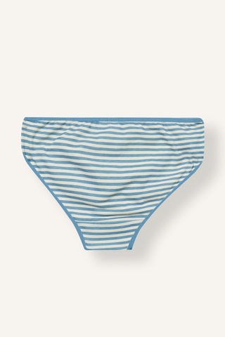 Defacto Fiyonk Detaylı Desenli Penye 3lü Slip Külot Kız Çocuk I8686a826auwt34 Beyaz-wt34