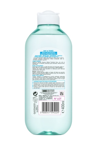 Garnier Saf & Temiz Micellar Kusursuz Makyaj Temizleme Suyu 400 ML