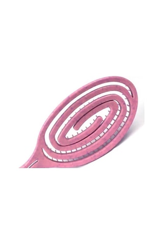 Koodmax Oval Esnek Dolaşık Önleyici Buğday Samanı Saç Açma Ve Tarama Fırçası - Pembe