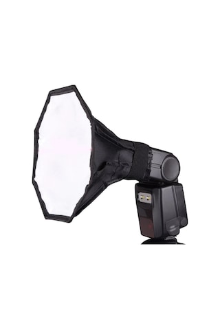 Raypro Tepe Flaşları için 20 CM Sekizgen Octagon Flaş Softbox