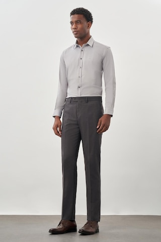 İmza Antrasit Düz Bez Ayağı Esnek Yan Cep Slim Fit Classic Pantolon 1003245207 071 Antrasit