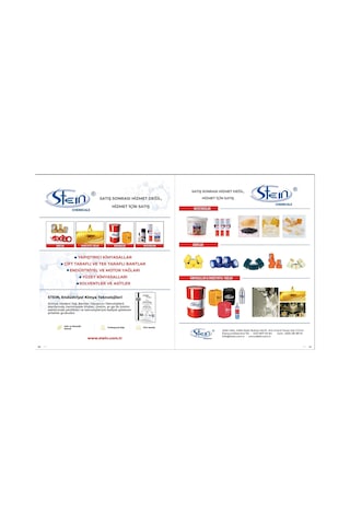 Stein Kenar Bantlama Makinesi Çıkış Temizleme Solventi 5 L