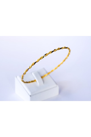Risegold 10 G 22 Ayar Paftalı Bilezik Işçiliksiz