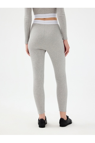 Slim Fit Kadın Eşofman Altı Gri