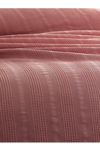 Tek Kişilik Waffle Pike 160x230cm, %100 Pamuk, Petek Tasarım