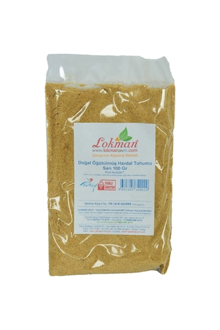 Lokman Avm Hardal Tohumu Öğütülmüş Doğal Sarı 100 G