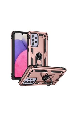 Zore Galaxy Uyumlu A33 5g Kılıf Msra Vega Kapak - Rose Gold Rose Gold