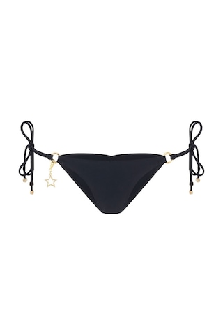 Agent Provocateur Malisa Bağcıklı Bikini Altı - Lüks Italyan Kumaş, Spf 50+, Hızlı Kuruyan, Modern Tasarım Siyah
