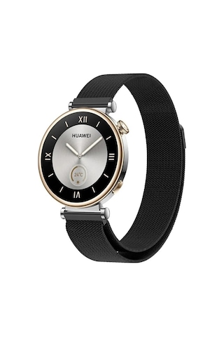 Huawei Watch Gt6 41mm / Gt5 Pro 42mm / Gt5 / Gt4 41mm Uyumlu 18mm Hasır Çelik Kordon
