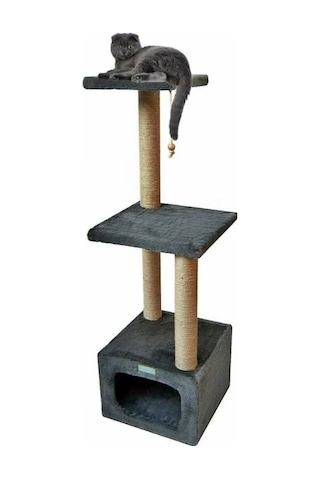 Turkuaz Pet TR-211 Draco 3 Katlı Kedi Tırmalama Evi 102 CM