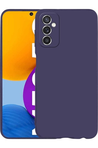 Galaxy M52 Kılıf Zore Premier Silikon Kapak Lacivert