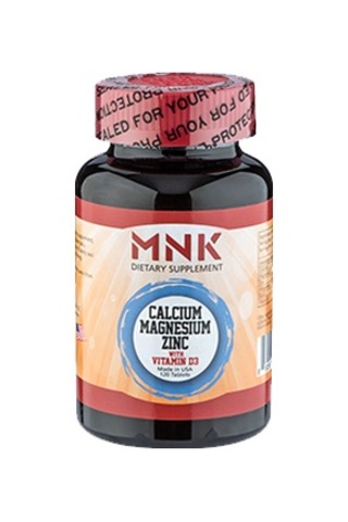Mnk Calcium Magnesium Zinc With Vitamin D3 120 Tablet