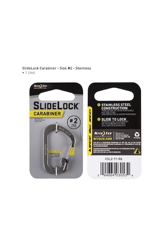 Nite Ize Slidelock Paslanmaz Çelik Karabina 2 Çok Renkli