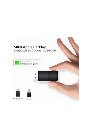 Araç İçi iOS Uyumlu Wireless Mini Carplay Adaptör Çevirici