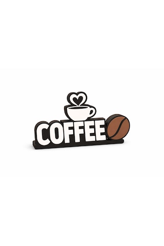 Coffee Masaüstü Dekor Kahve Temalı Masaüstü Dekoratif Obje Kafe Dekoru 0