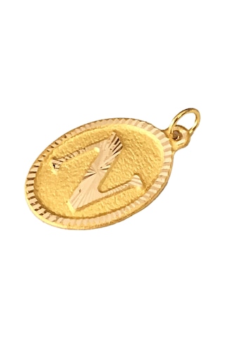 Enderun Kuyumculuk 14 Ayar Altın N Harf Kolye Ucu