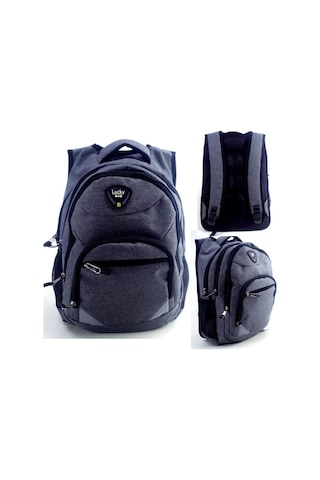 Lucky Bag Gri Genç Lise Ortaokul İlkokul Okul Çantası Günlük Çanta Gri