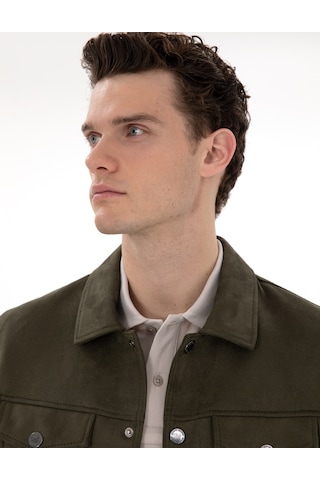 Pierre Cardin Erkek Haki Deri Mont-kaban 50312346-790 Haki