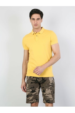 Colin's Slim Fit Polo Yaka Erkek Safran Polo Kısa Kol CLTKTMPTS0244260_q1.v1_YLS