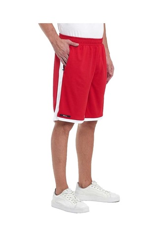 Adams File Şeritli Jakarlı Polyester Erkek Spor Şort 001