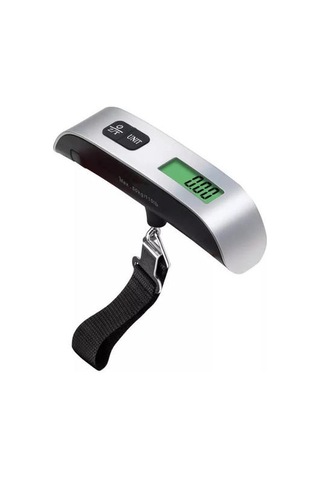 Taşınabilir Ölçekli Dijital Lcd Ekran 110lb / 50 Kg Elektronik Bagaj Asılı Bavul Seyahat Tartıları Bagaj Çantası Ağırlık Dengesi Aracı Altın