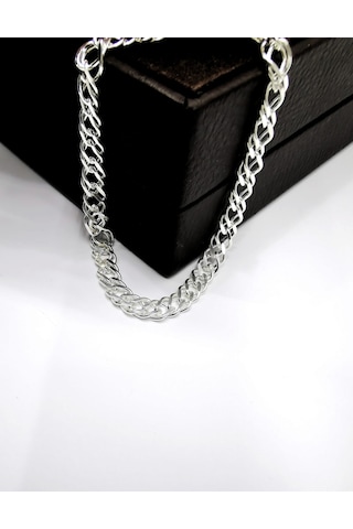 Omar Silver Erkek Rambo Gümüş Bileklik 6,5 Mm