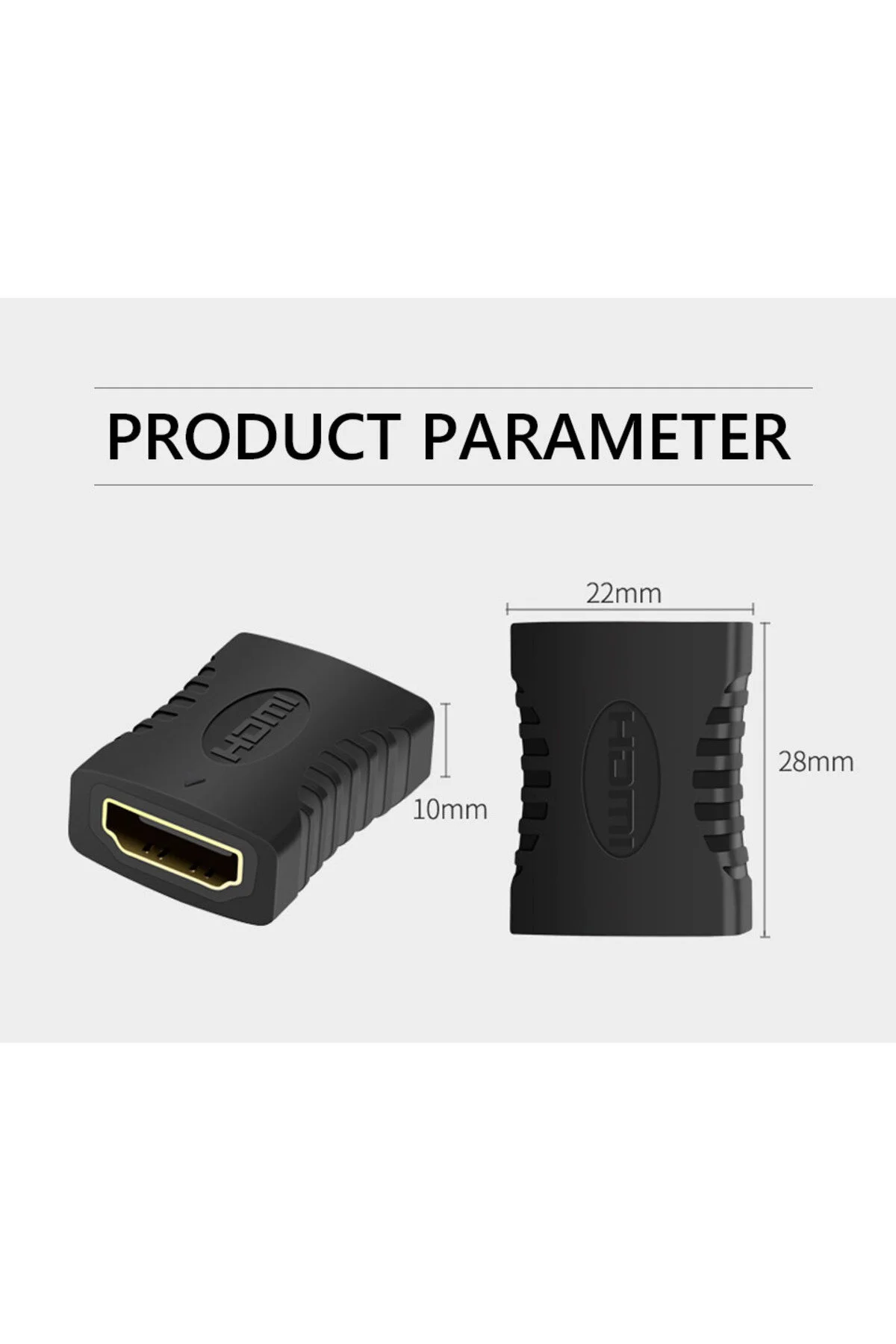 Hdmi Kablo Ara Birleştirici Hd 1080p Dişi Dişi Kablo Uzatma Ara Uzatıcı Dönüştürücü Uzatma Adaptörü