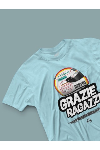 Fnbx Sebastian Vettel Grazie Ragazzi T-shirt Turkuaz