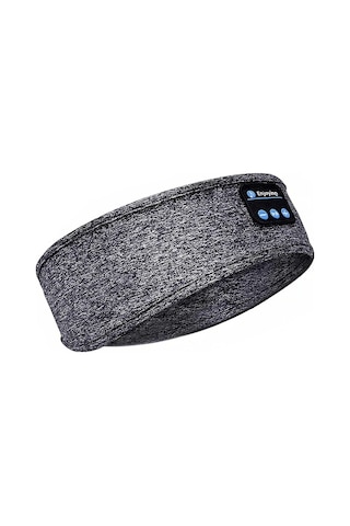 Hfambition Gri Uyku Makyajı Ve Bluetooth Kulaklık 3'ü 1, Yumuşak, Konforlu, Akıllı Telefonlarla Uyumlu, Spor Ve Uyku İçin Sessiz Ve Kaliteli Ses