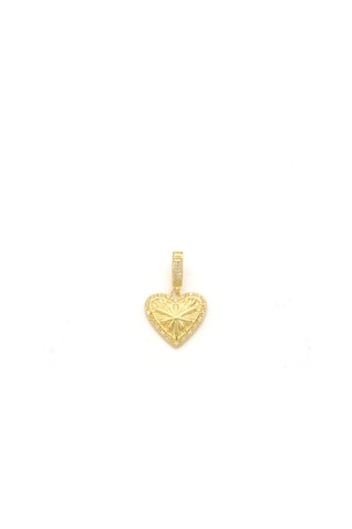 Ajda Charm Çelik Altın Kaplama Kadın Kalp Model-chr-114 Gold
