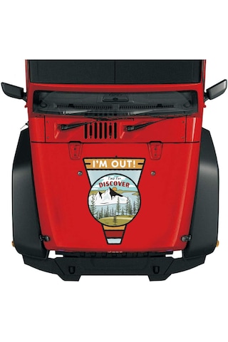 Kamp, Off Road, 4x4, Doğa, Manzara, Adventure Sticker, Araba Oto Motosiklet Karavan Pickup Arazi Suv 02179 10x7 Cm