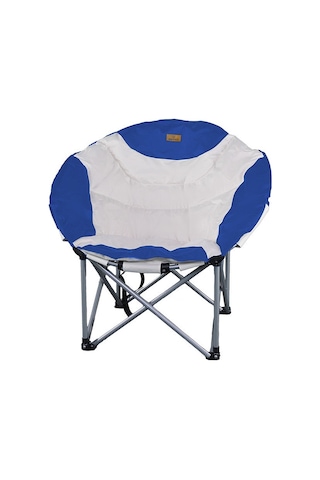 Madfox Moonchair Deluxe Katlanır Kamp Sandalyesi Mavi/gri
