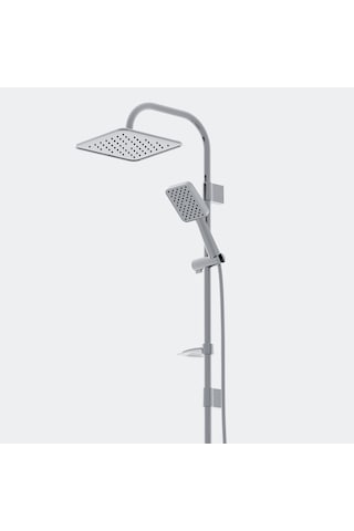 Robot Duş Seti Full Krom Tepe Duş Yağmurlama Sistemi Paslanmaz Krom