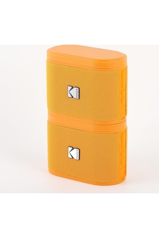 Kodak Taşınabilir Kablosuz Hoparlör Seti, 2'li Set, 100 Hoparlöre Kadar Bağlantı