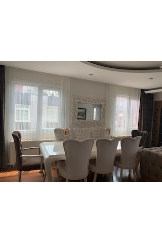 İp Model Kırık Beyaz Renk İp Perde 300 270 Cm - 2 Mm Şerit Kırık Beyaz