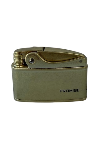 Promise Fırçalı Gold Tek Alevli Benzinli Çakmak 74309594