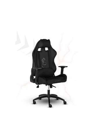 Rio Balerion Terletmez Kadife Kumaş Siyah Gaming Oyuncu Koltuğu - 13 Siyah