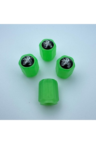 Peugeot 301 İle Uyumlu Logolu Yeşil Fosforlu Gece Parlayan Sibop Kapağı