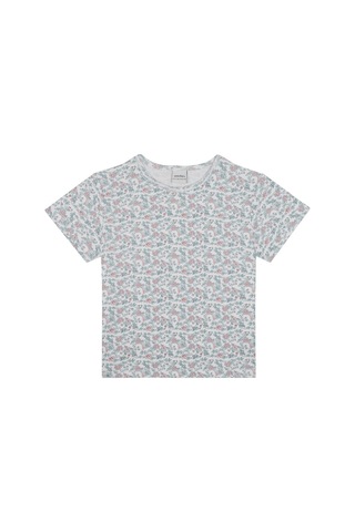 Antebies Kır Çiçekleri Kısa Kollu Pijama Mavi