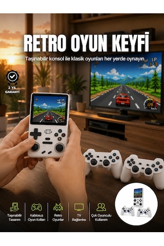 Taşınabilir El Konsolu Kablosuz Gamepadli Yeni Nesil - Lisinya