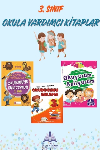 3.sınıf Okuduğunu Anlama Seti 3 Kitap