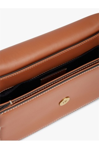 Tommy Hilfiger Th Scrıpt Flap Crossover Kadın Kahverengi Çanta - Aw0aw18399