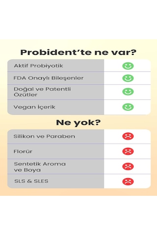 Probident Karma Aktif Probiyotikli Diş Macunu 3 x 75 ML