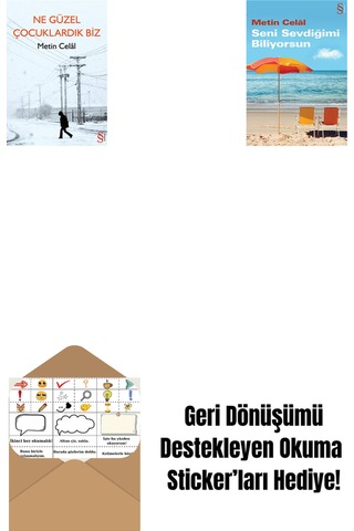Ne Güzel Çocuklardık Biz + Seni Sevdiğimi Biliyorsun + Okuma Sticker'ları