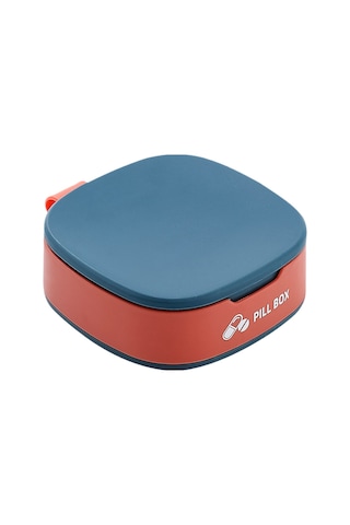 Yeiuyi7 Taşınabilir Küçük Hap Kutusu Mini Mühürlü İlaç Saklama Kutusu Mavi